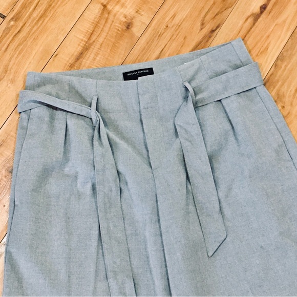 Banana Republic dress slacks pants trousers crop grey gray work career o… - Picture 5 of 7